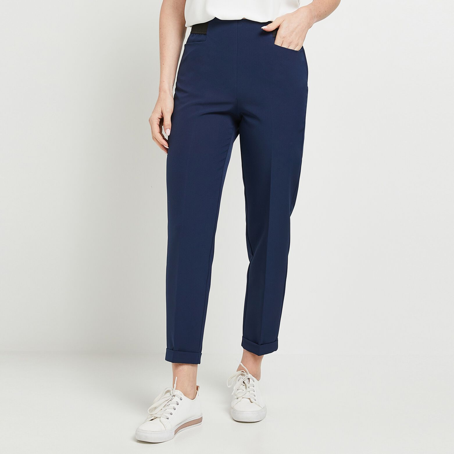 Pantalon cigarette femme