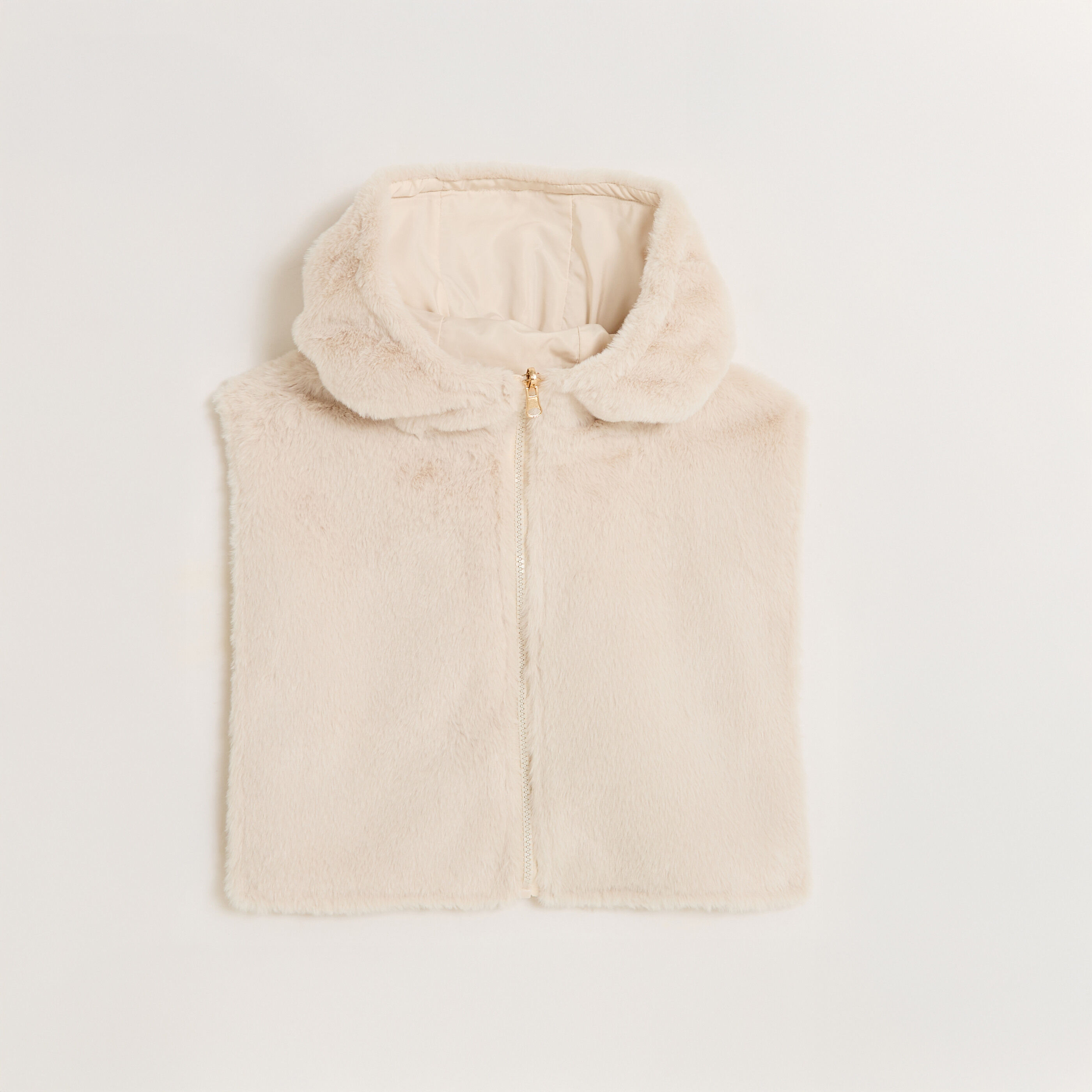 Col zipp&eacute; r&eacute;versible &agrave; capuche femme