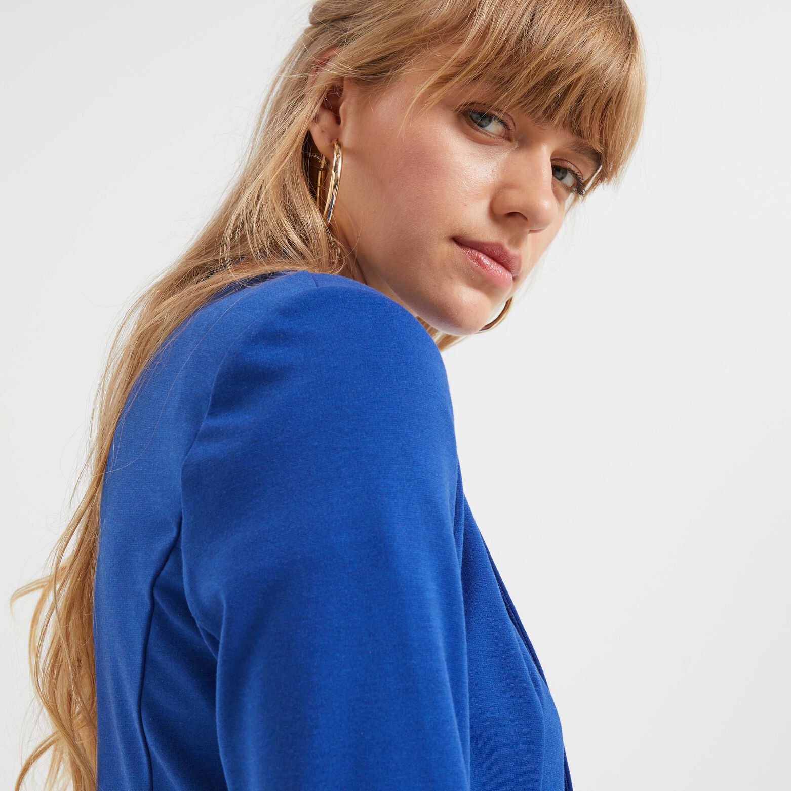 Veste tailleur en maille femme