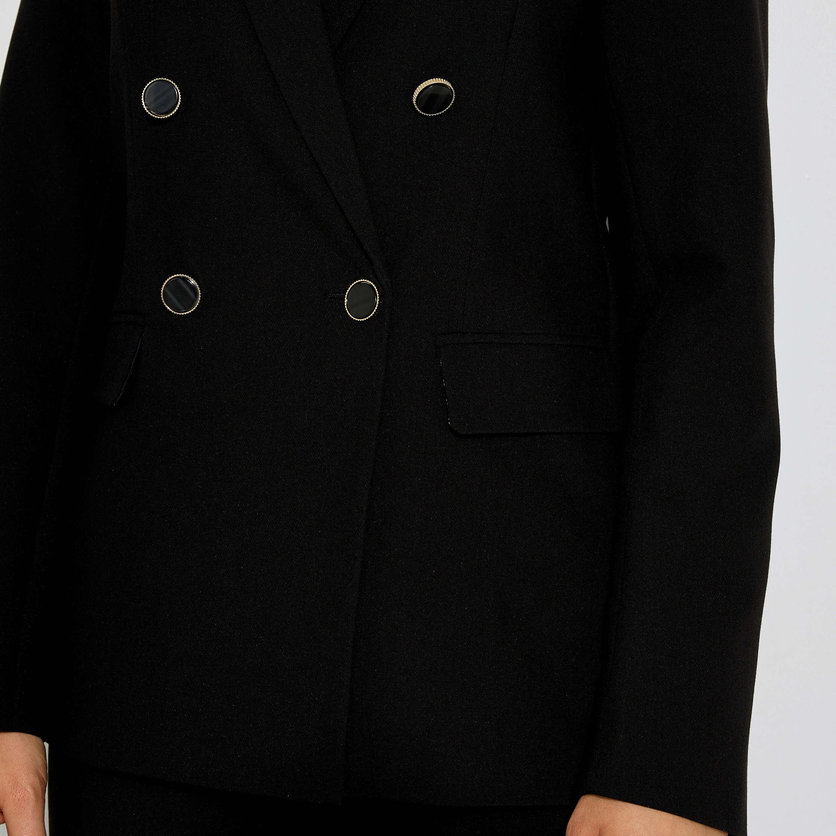 Veste blazer double boutonnage femme