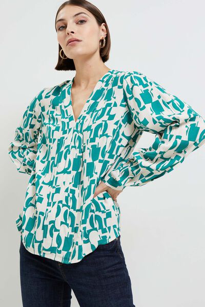Blouse imprimée femme