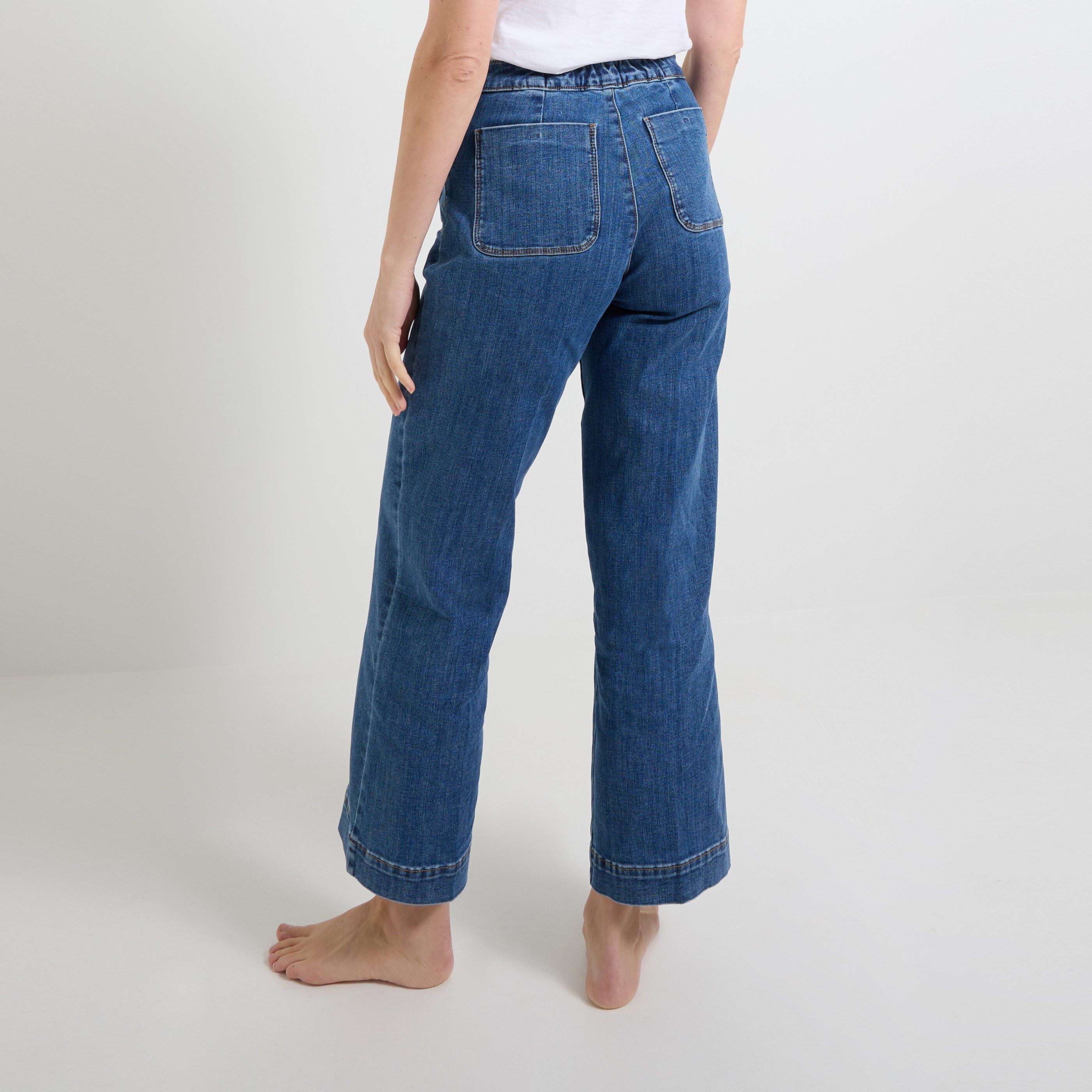 Jean flare POMPON F02 femme