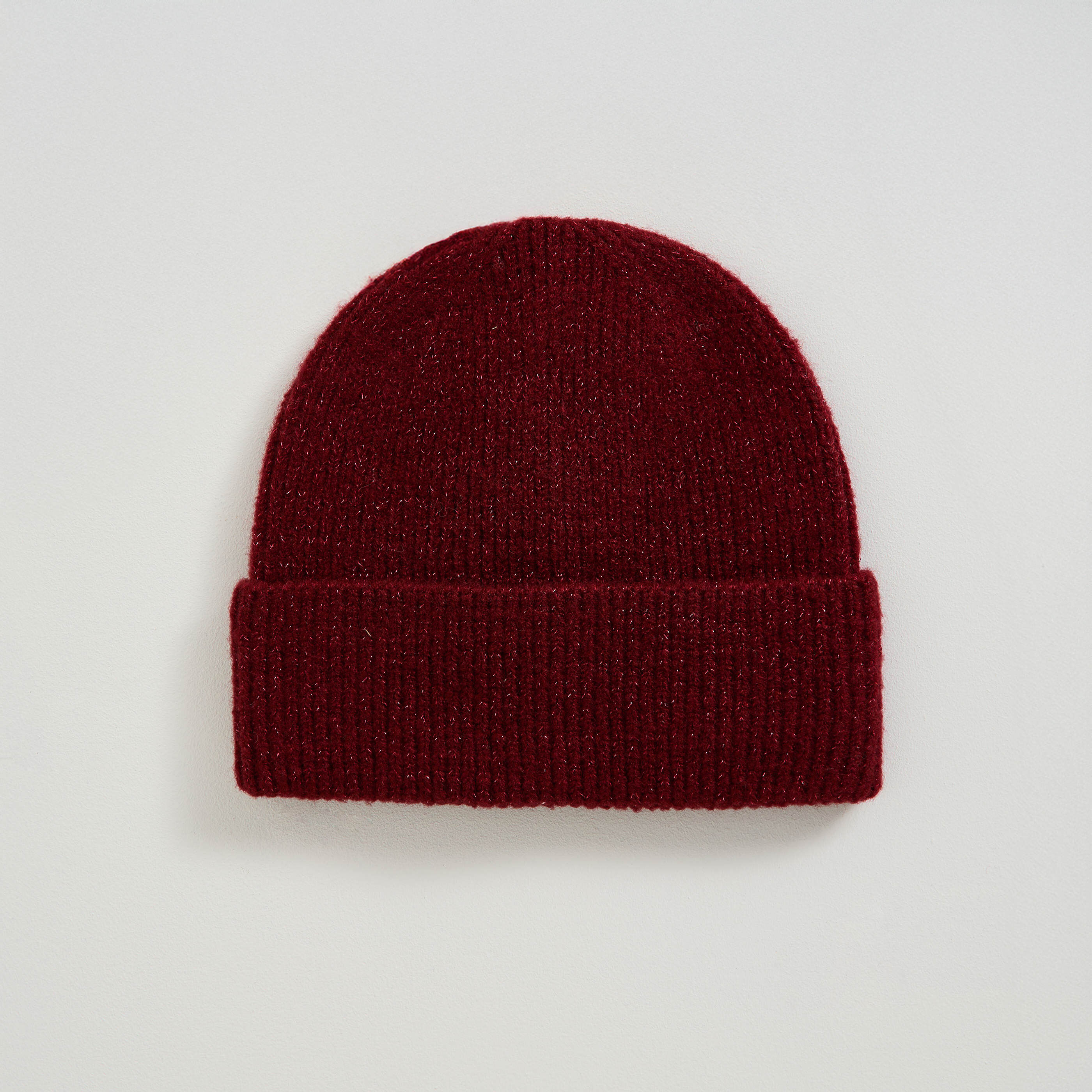 Bonnet uni brillant femme