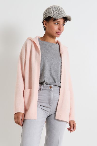 Gilet mi-long femme