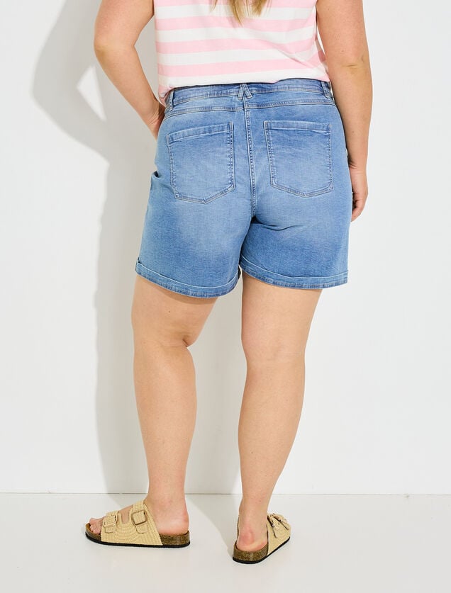 Short en jean femme