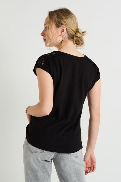 T-shirt col V femme
