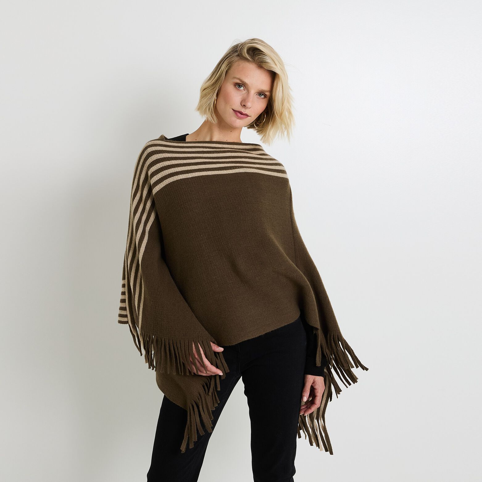 Poncho femme