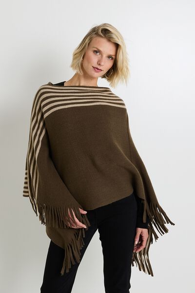 Poncho femme