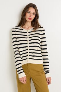 Gilet col rond femme