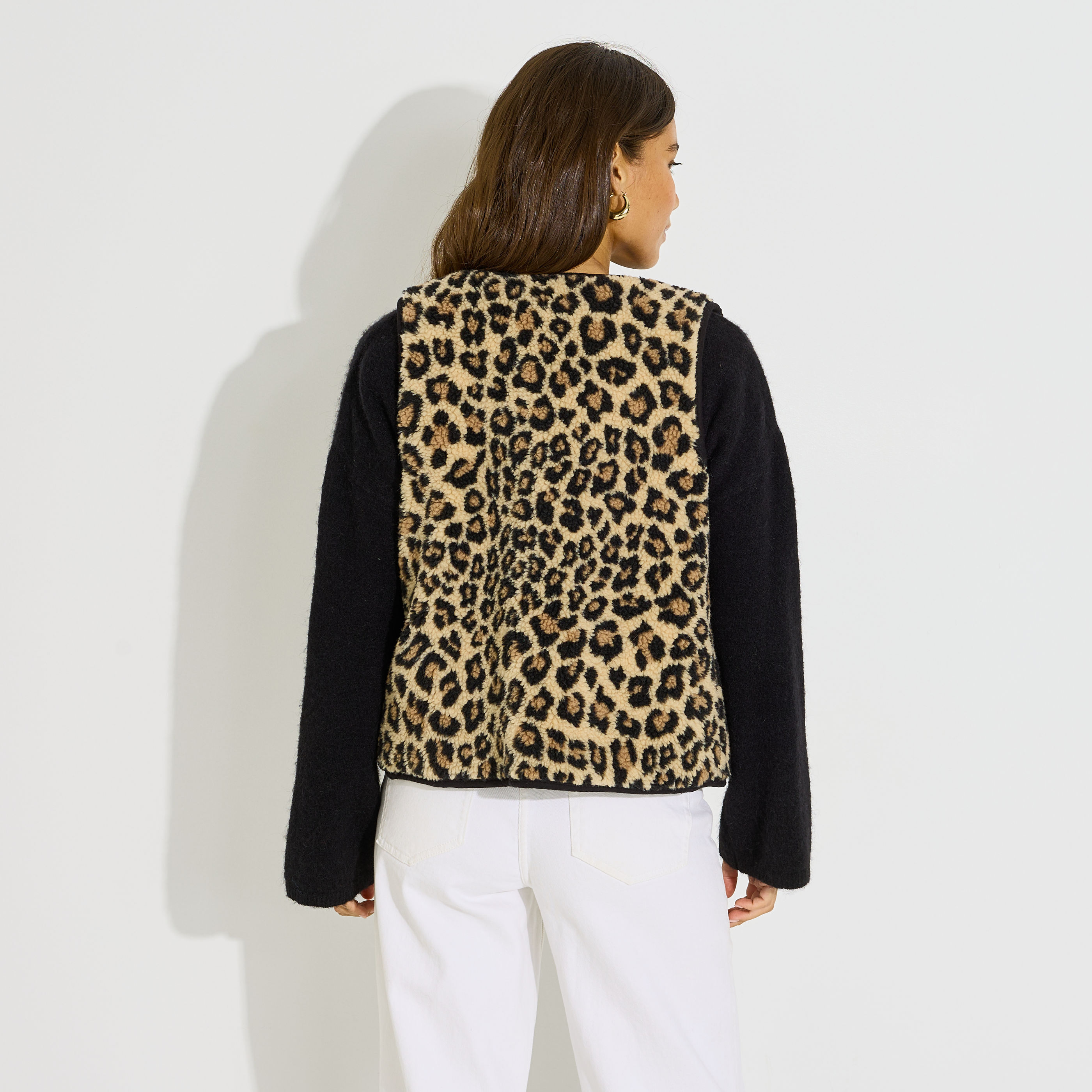 Gilet r&eacute;versible sans manches femme