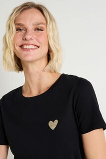 T-shirt col rond femme