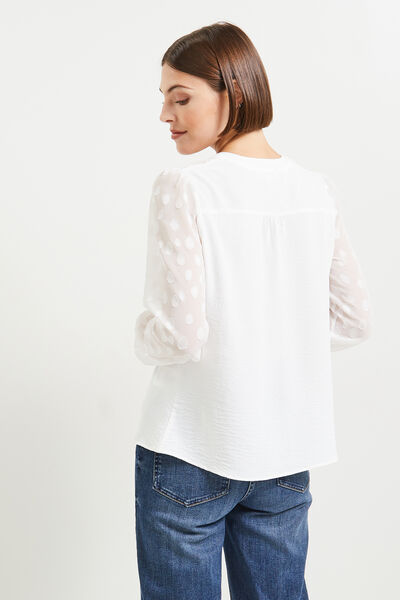 Blouse manches fantaisies femme