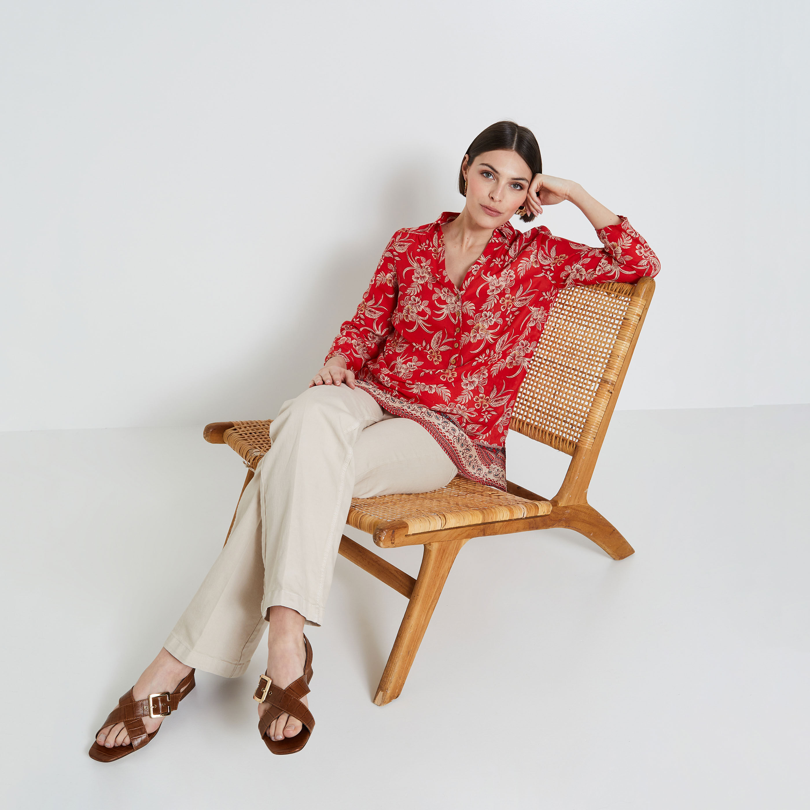 Tunique imprim&eacute;e femme