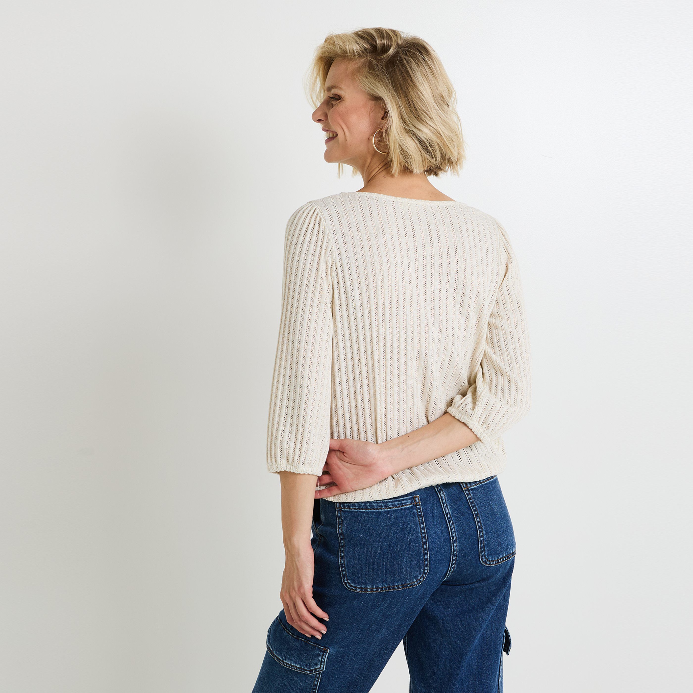 T shirt col rond femme