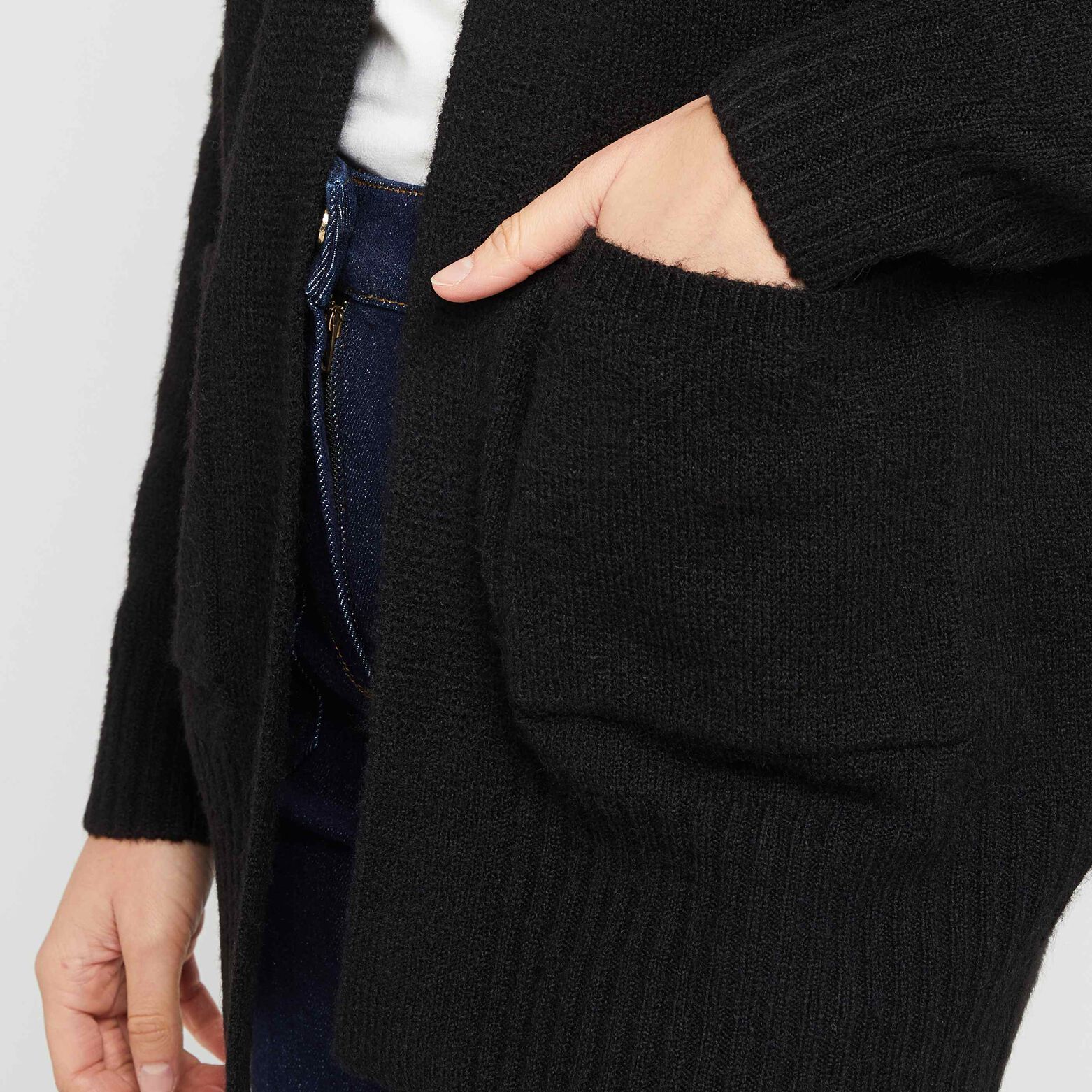 Gilet long femme
