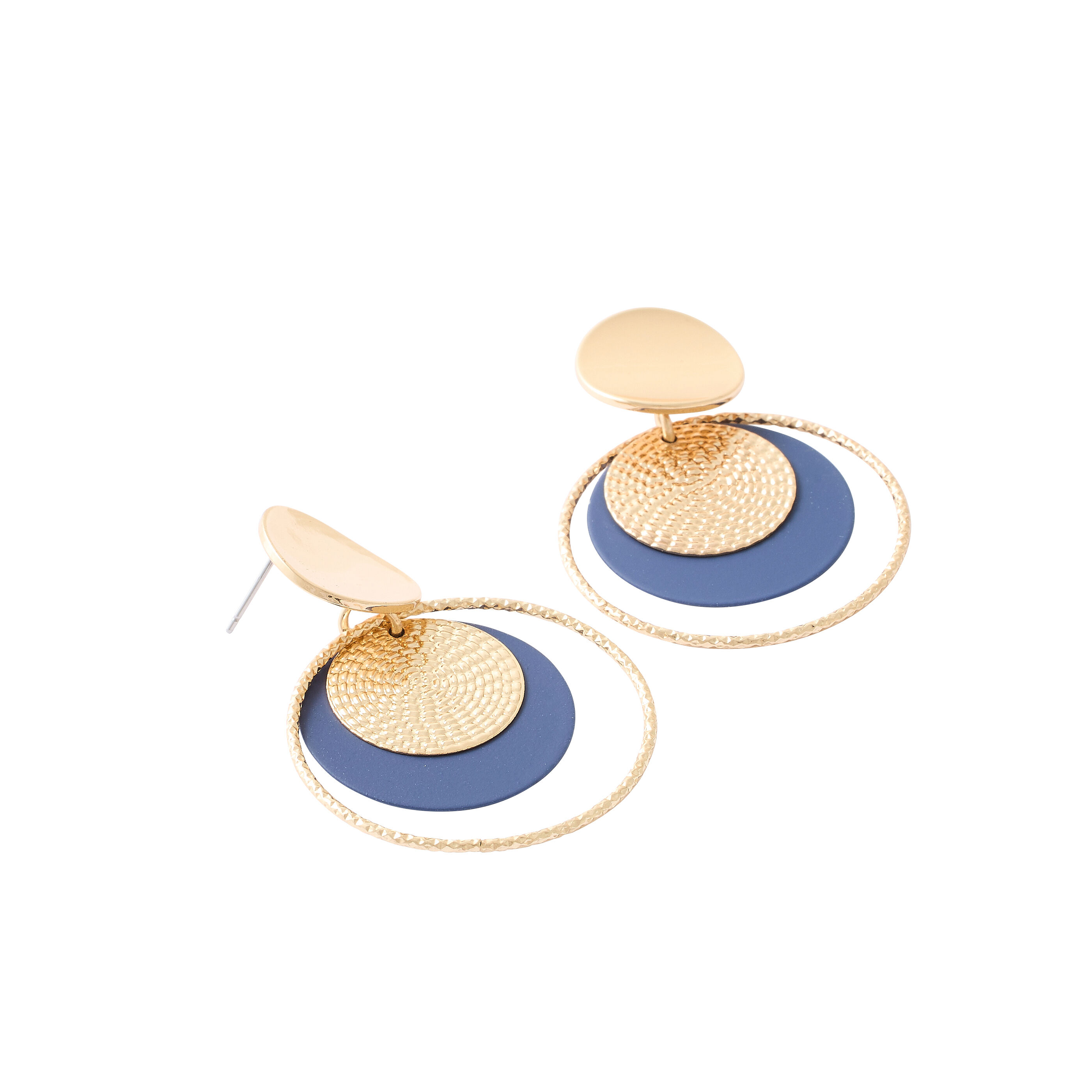 Boucles d'oreilles 3 disques