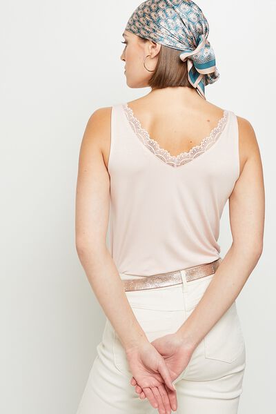 Débardeur col V femme
