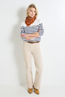 Sweat rayé femme