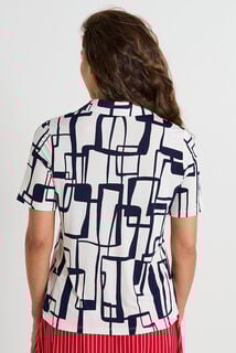 Chemise fluide en maille femme
