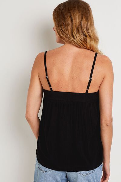 Débardeur brodé femme
