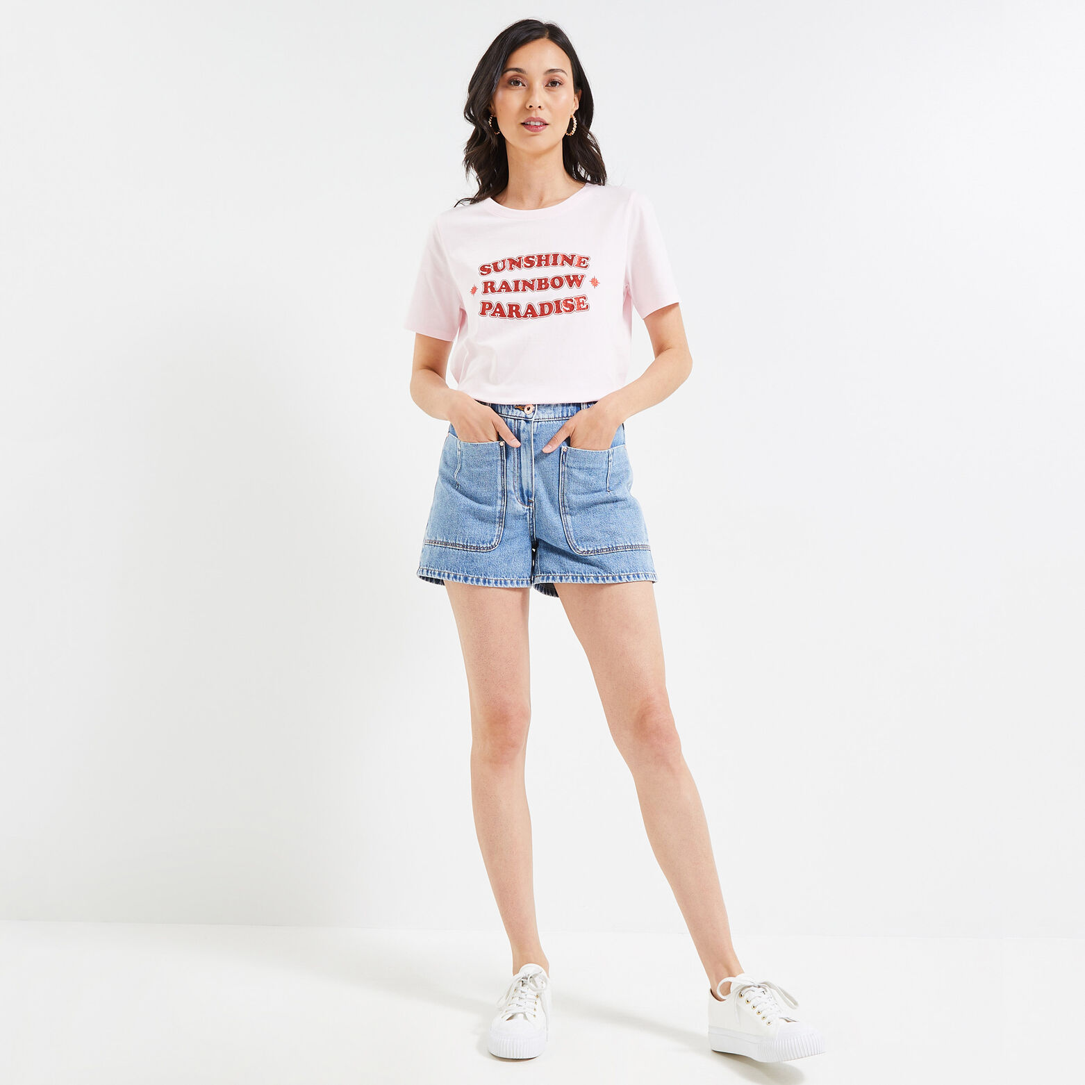 T-shirt à message femme