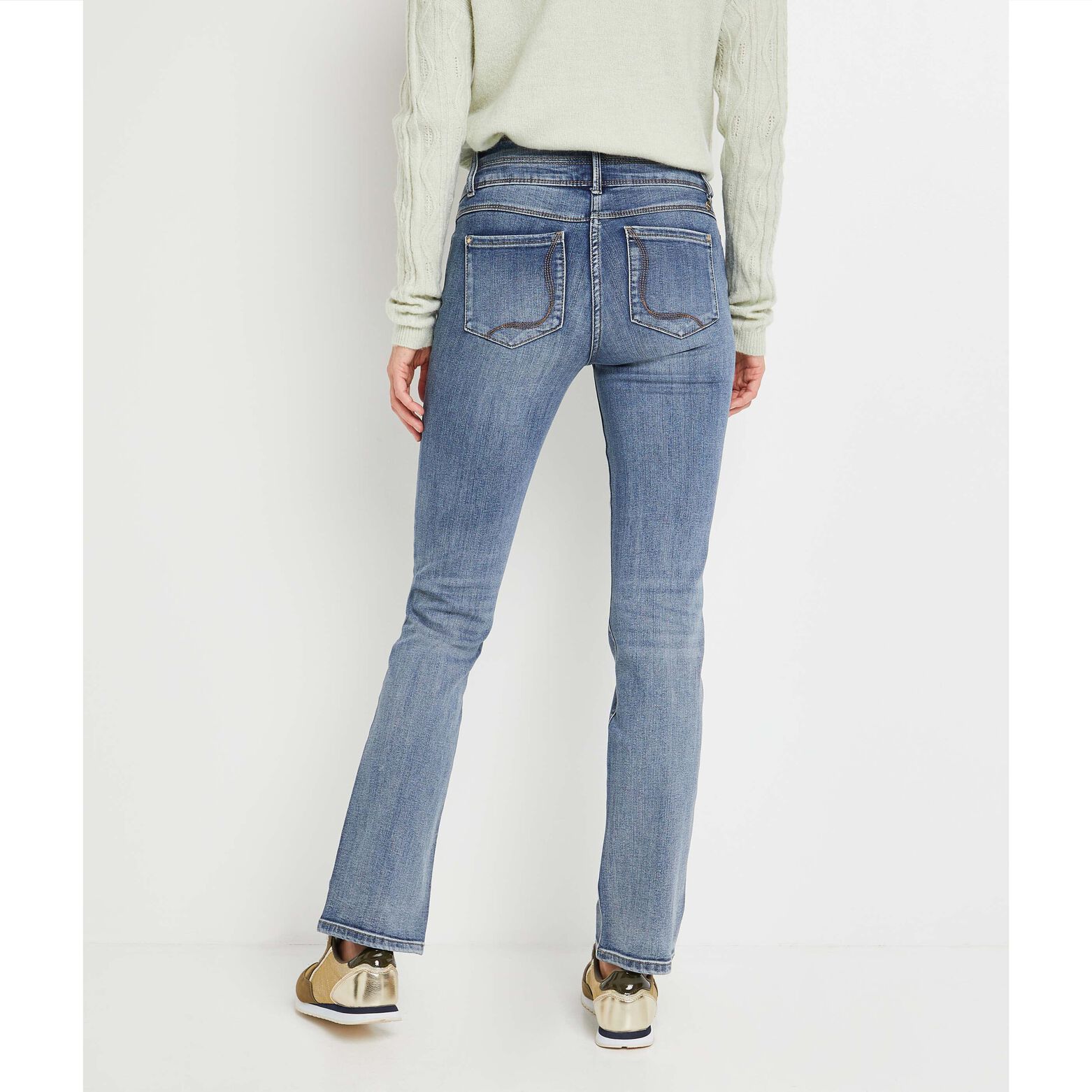 Jean droit taille haute ROME femme