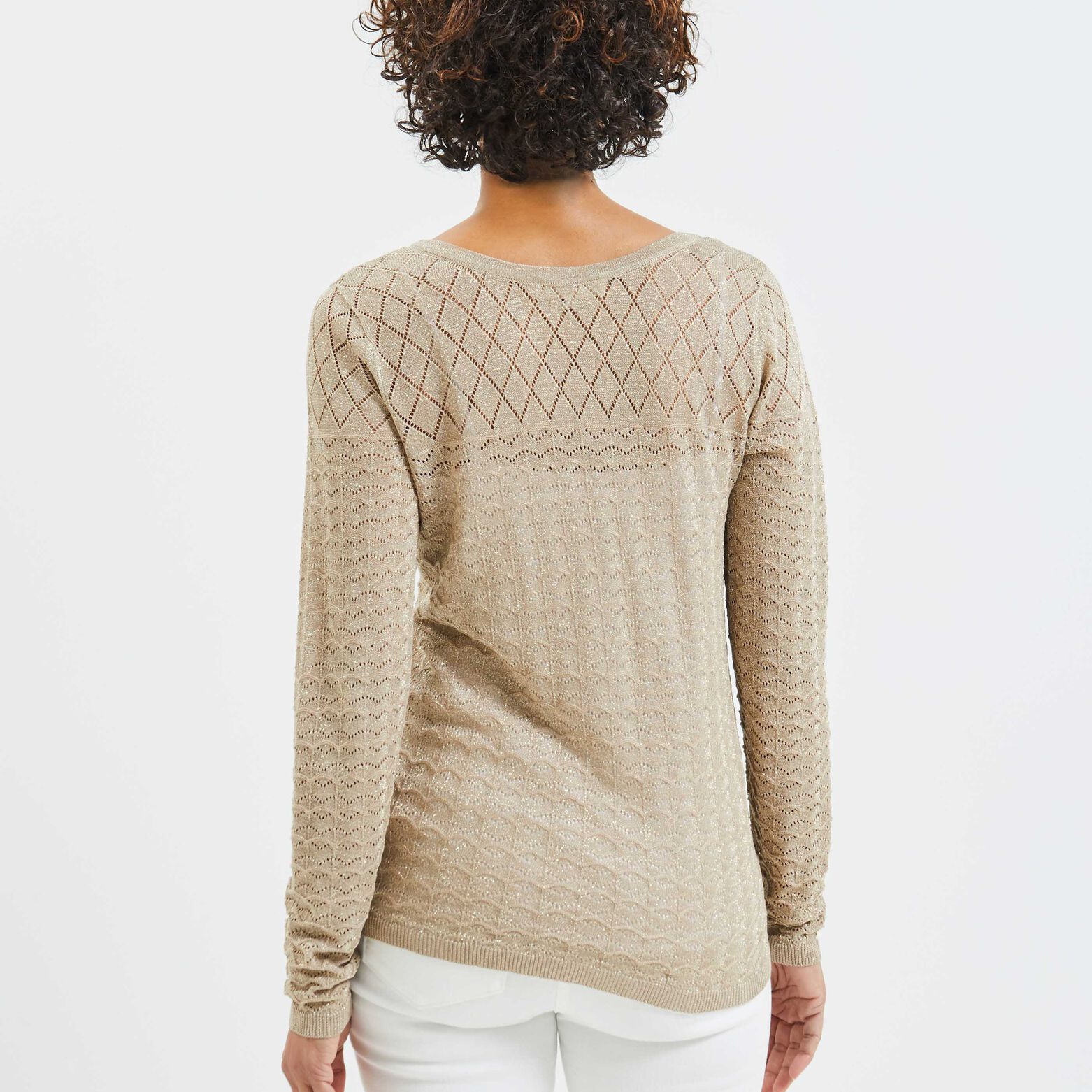 Gilet ajouré femme