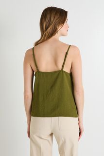 Débardeur col V femme