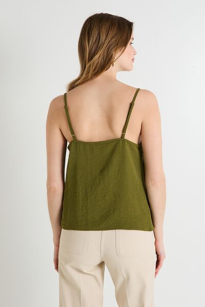 Débardeur col V femme