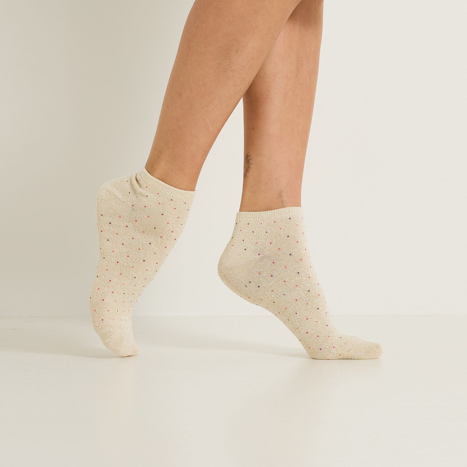 Lot de 2 paires de socquettes femme