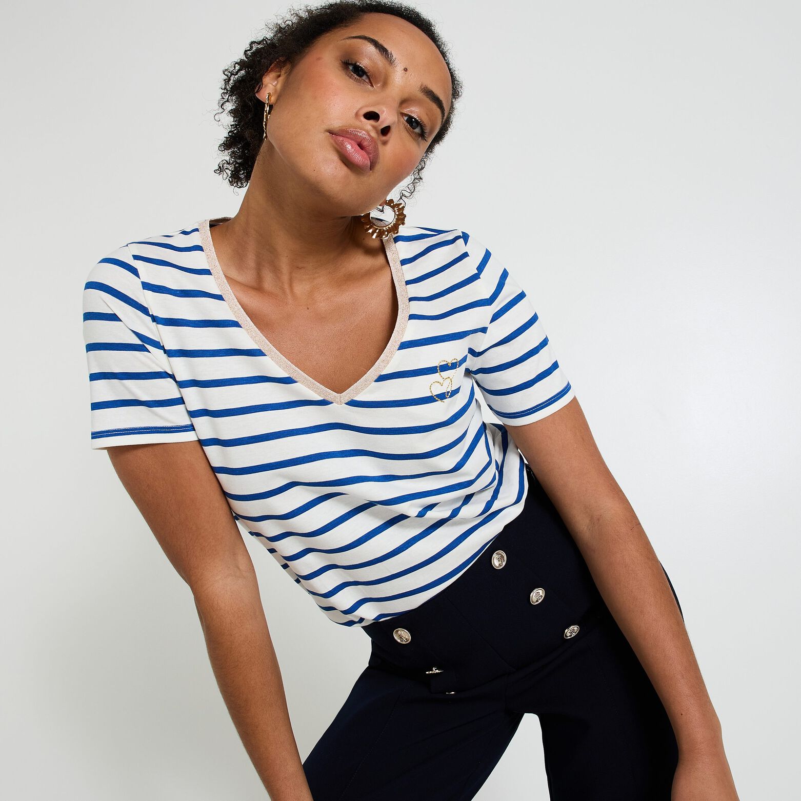 Tshirt rayé femme