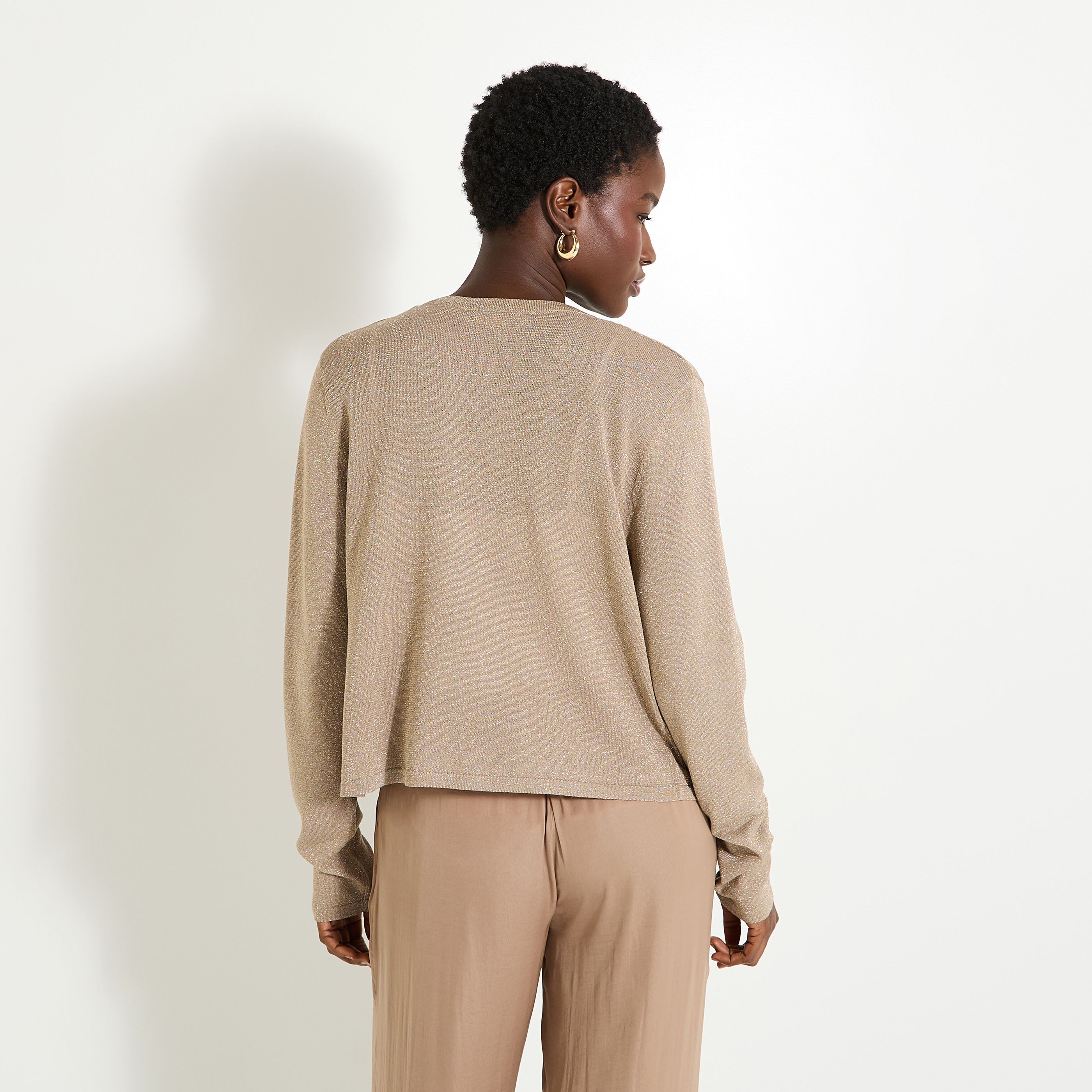 Gilet manches longues femme