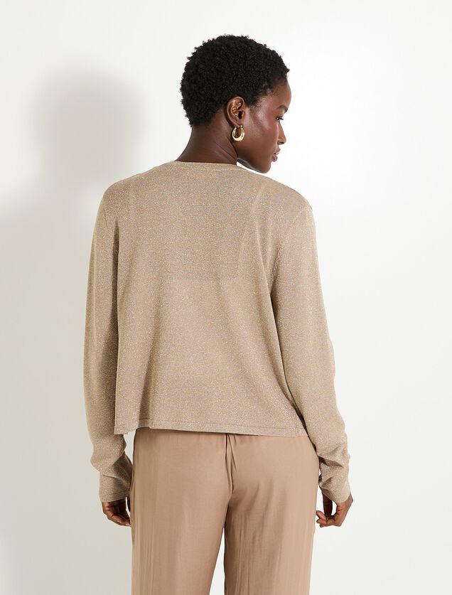 Gilet manches longues femme