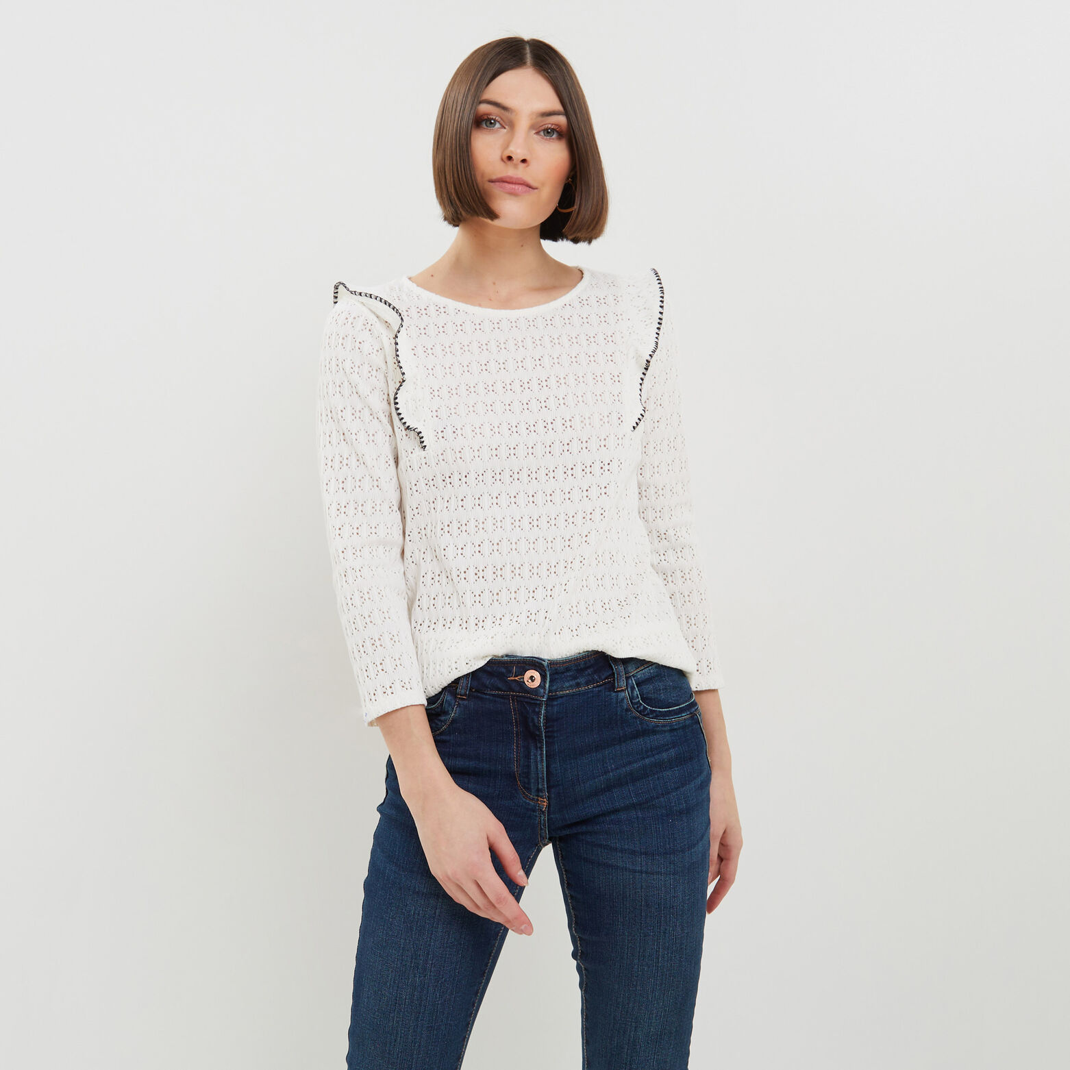 Tshirt à volants femme