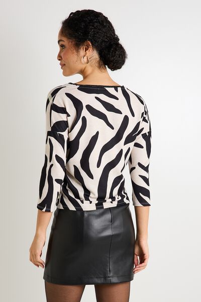 T-shirt col V femme