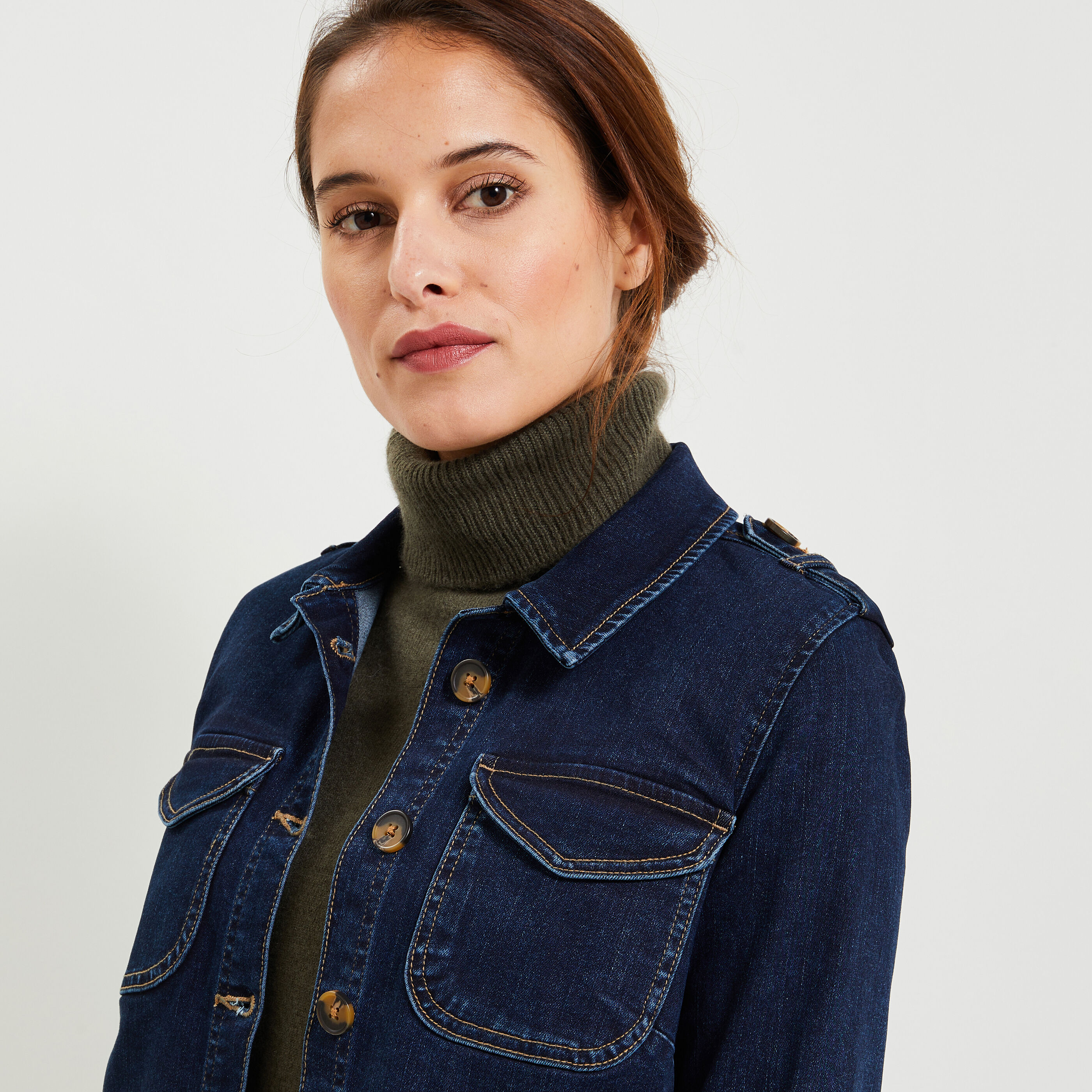 Saharienne jean femme sales