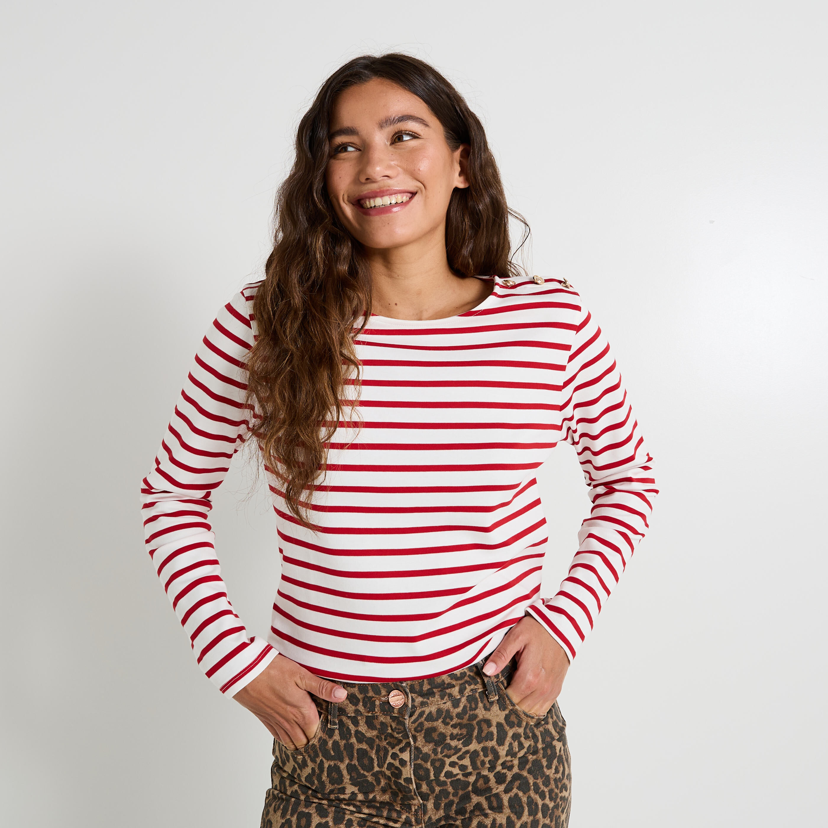 T-shirt marini&egrave;re femme