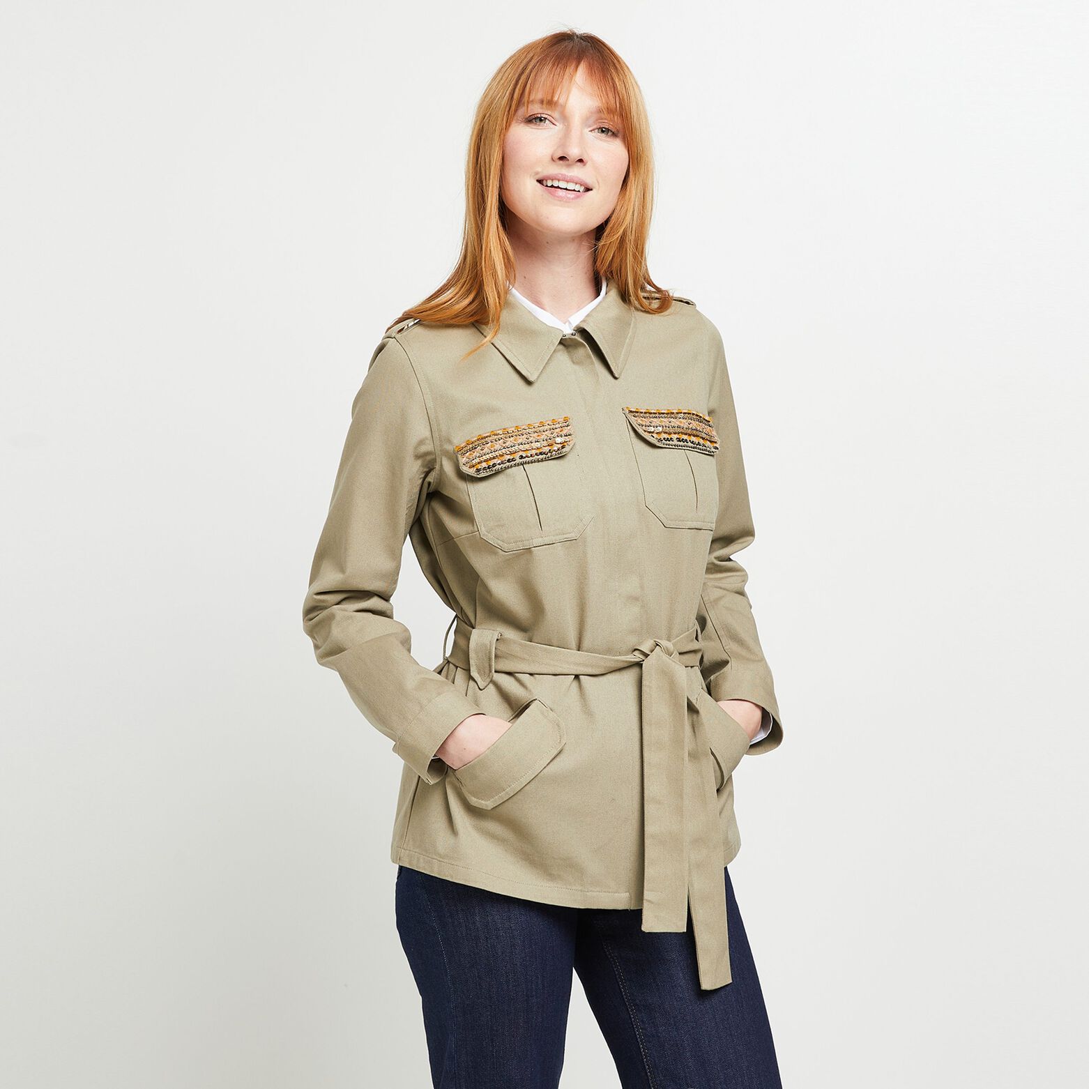 Veste saharienne femme