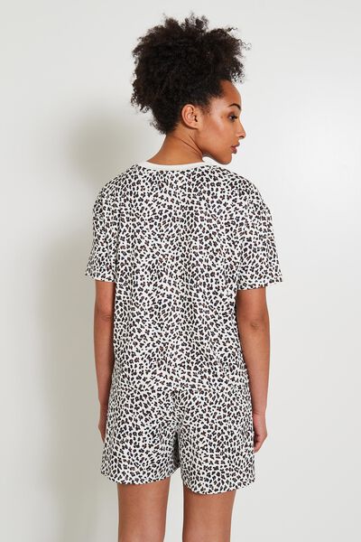 Tshirt de pyjama léopard femme