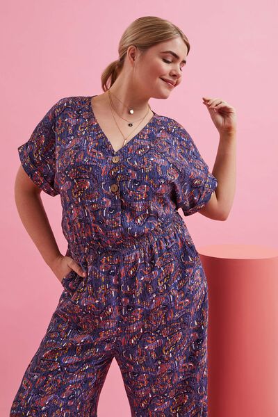 Combinaison imprimée femme