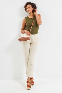 Pull en crochet femme