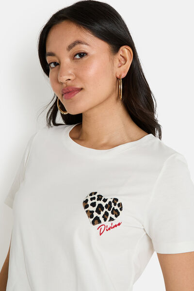 T shirt manches courtes femme