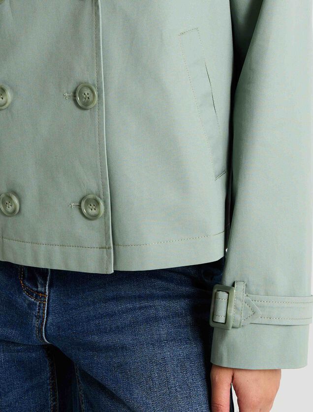 Trench court femme