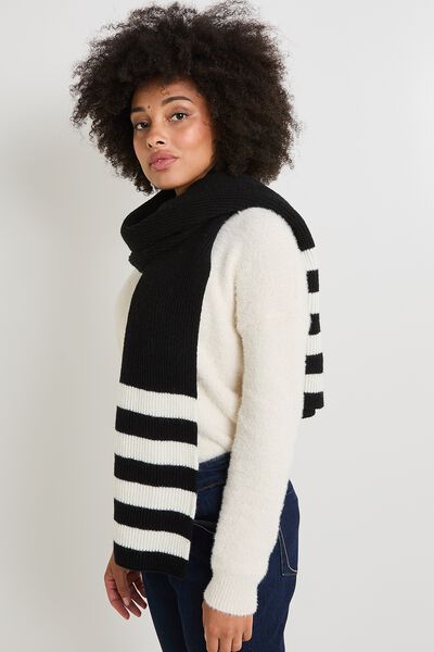 Echarpe rayée femme