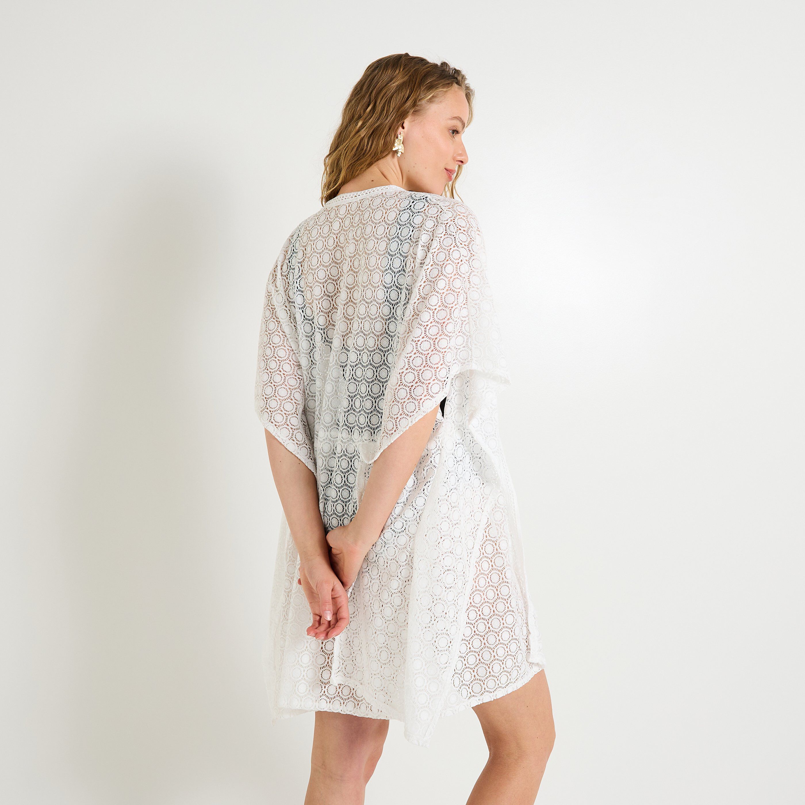 Pareo en crochet femme