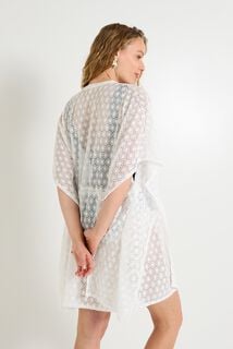 Pareo en crochet femme