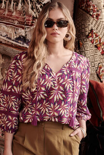 Blouse imprimée femme