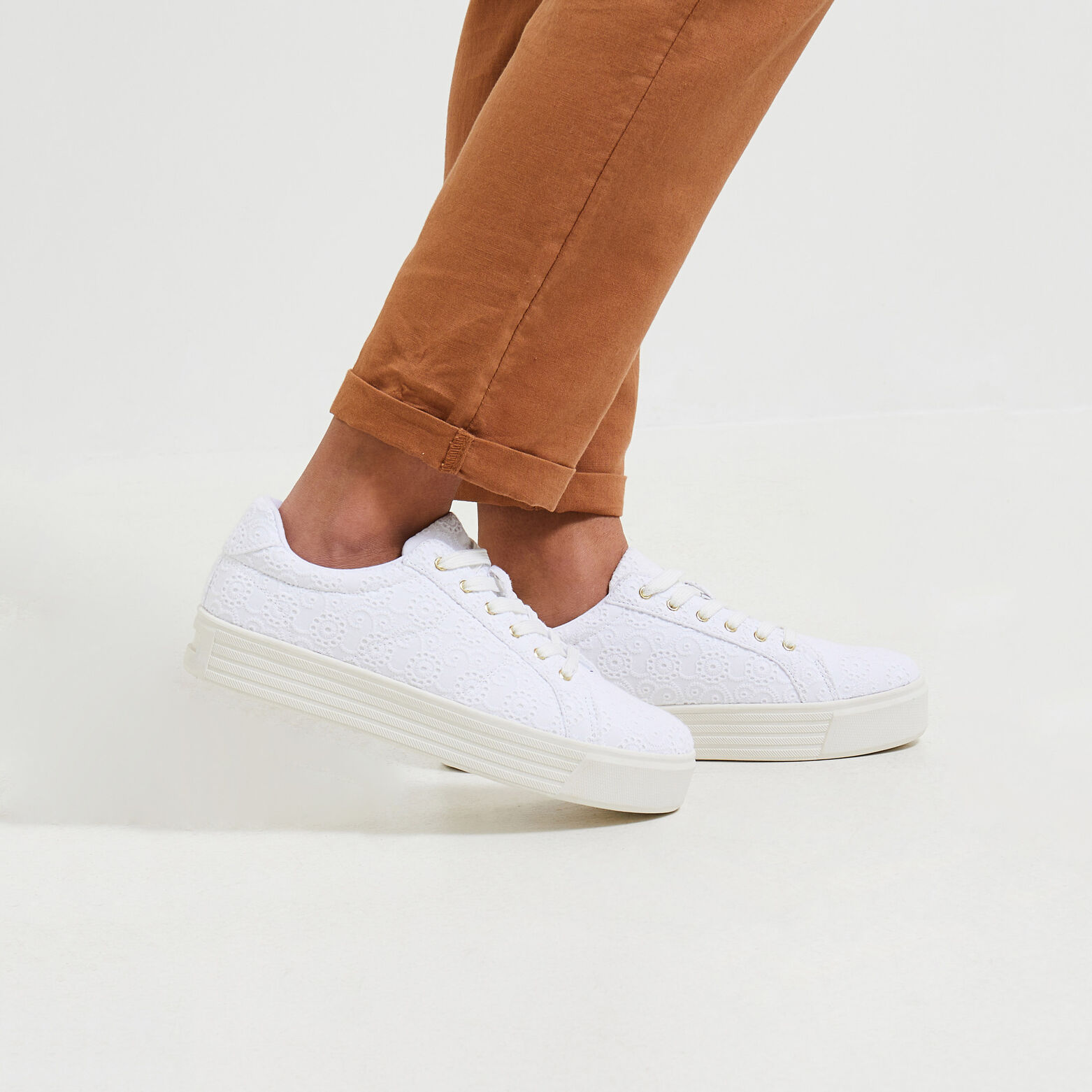 Basket en toile femme