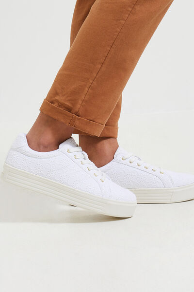 Basket en toile femme