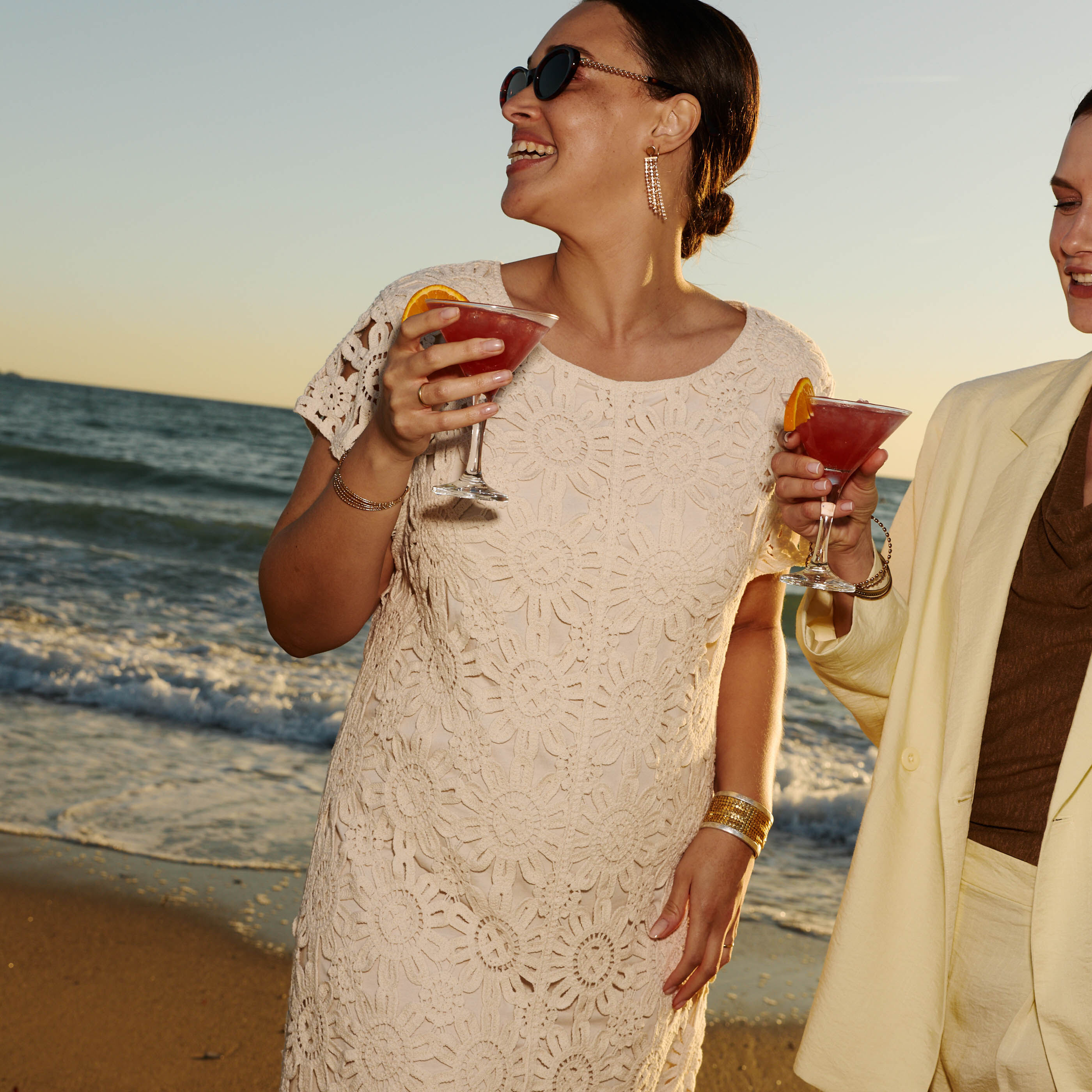 Robe droite courte en crochet 